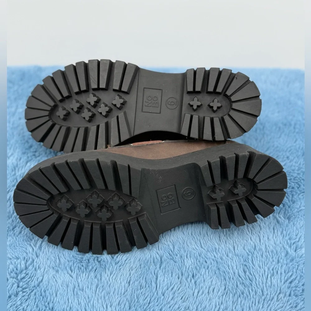 No Boundaries‎ Women's Platform Boat Shoes Brown NWOB Size 6 Y2K 90's